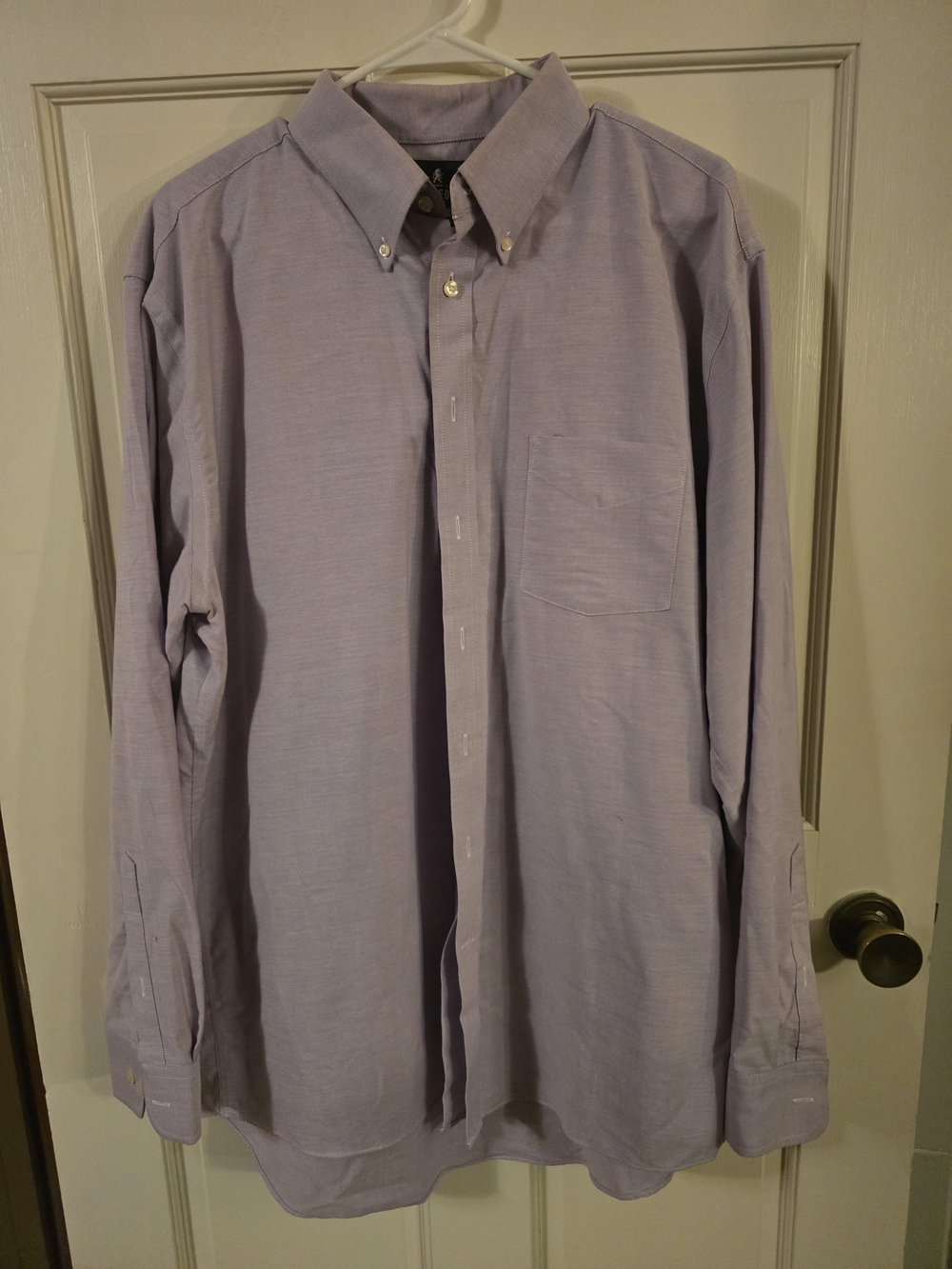 Stafford Men's Button-Down Dress Shirt - Light Lavender #328